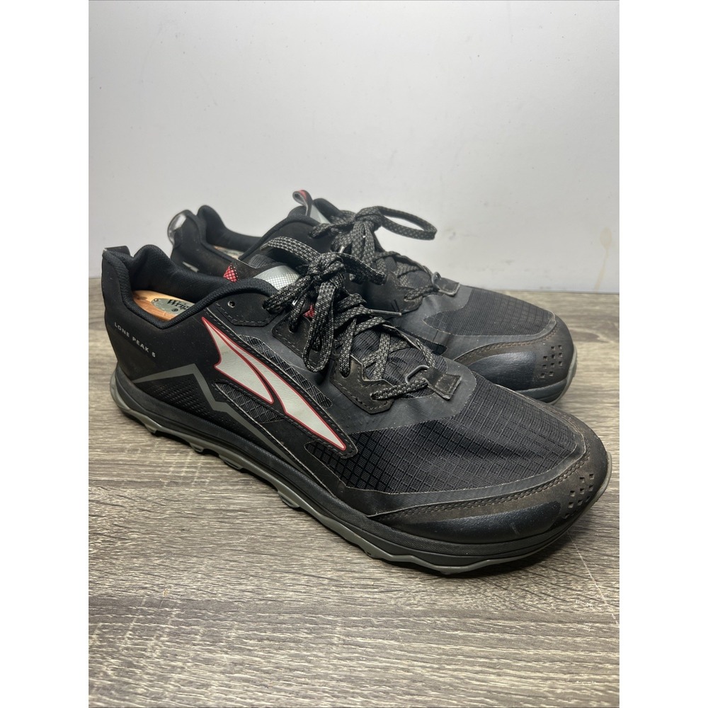 Altra Lone Peak 5 Trail Running Shoes Mens Sz 13 Black AL0A4VQE209 Sneakers Walk